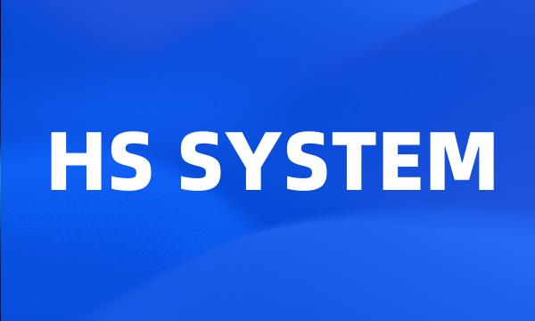 HS SYSTEM