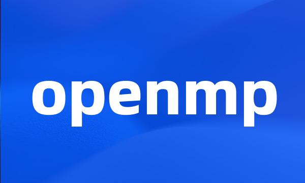 openmp