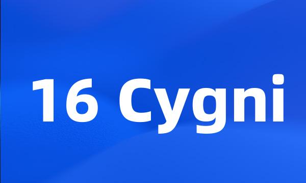 16 Cygni