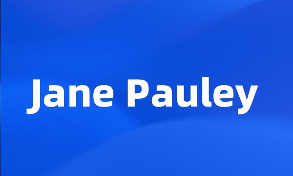 Jane Pauley