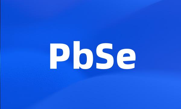 PbSe