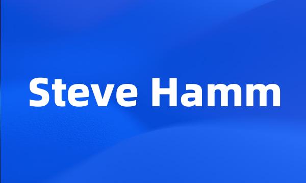 Steve Hamm