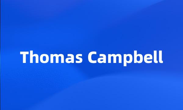 Thomas Campbell