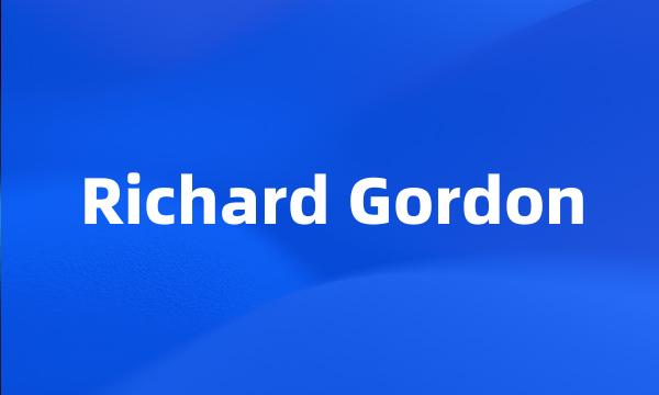 Richard Gordon