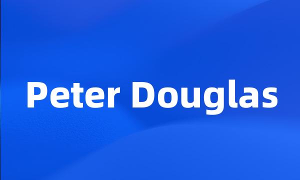 Peter Douglas