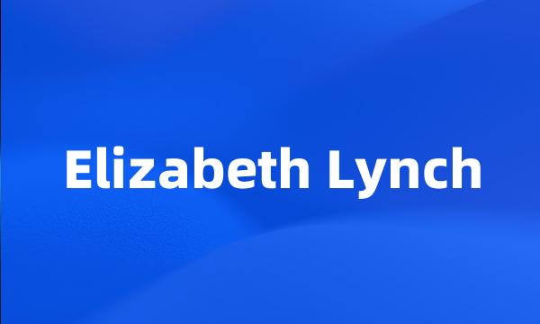 Elizabeth Lynch