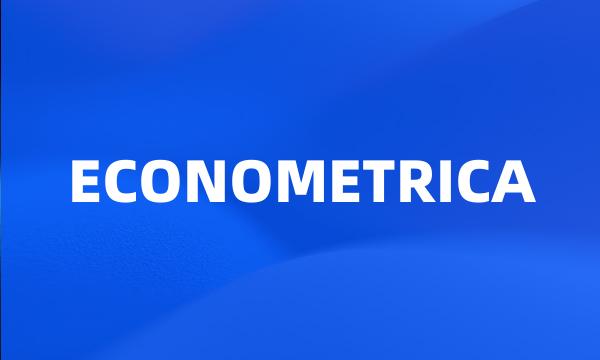 ECONOMETRICA