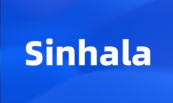 Sinhala