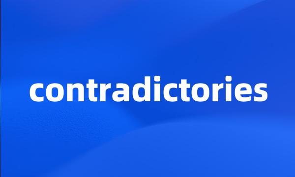 contradictories