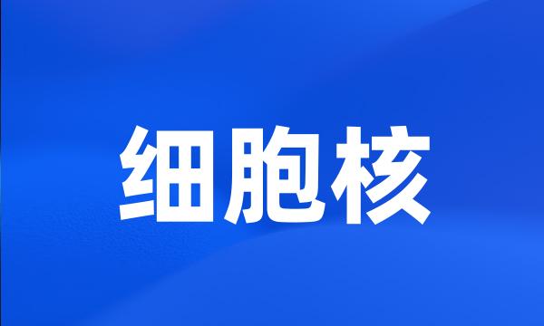 细胞核