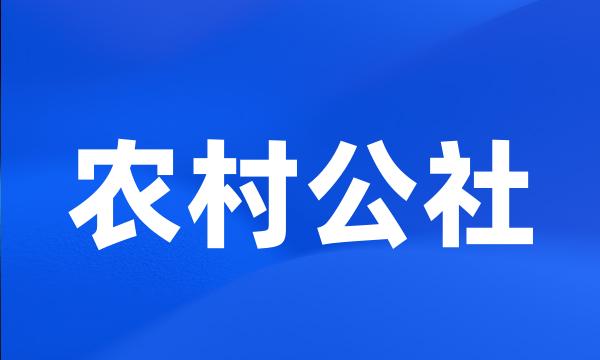 农村公社