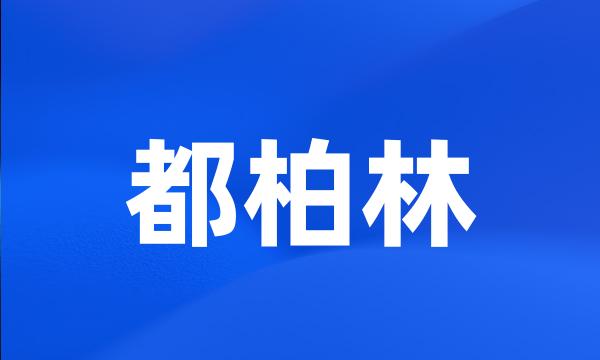 都柏林