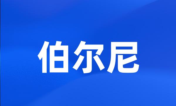 伯尔尼