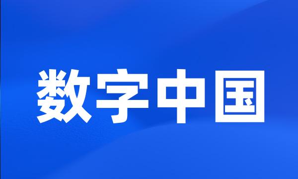 数字中国