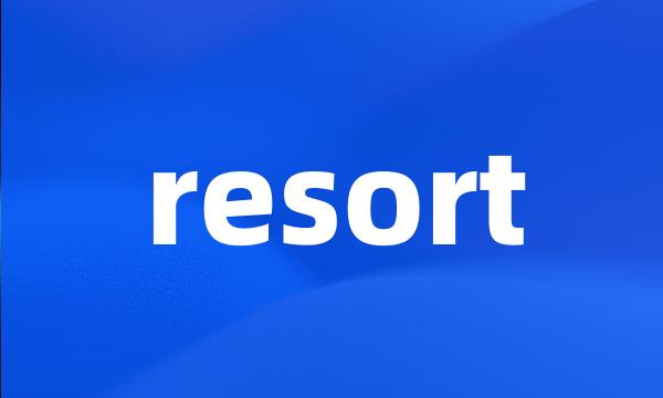 resort