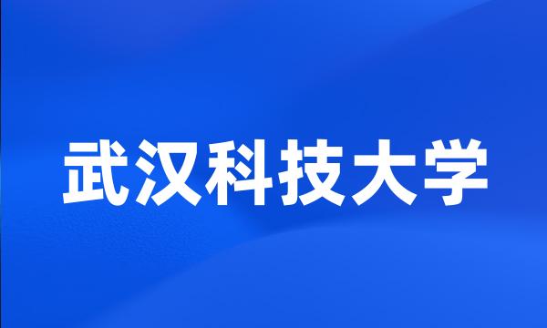 武汉科技大学