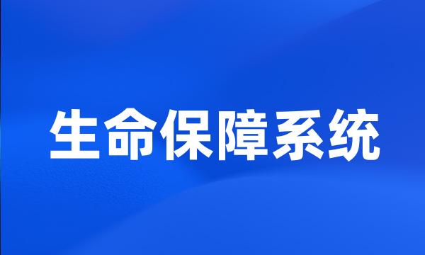 生命保障系统