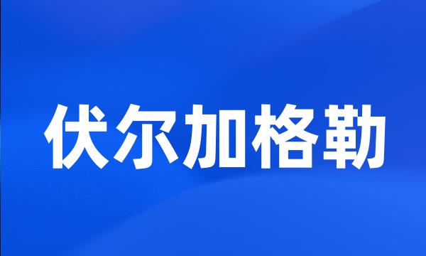 伏尔加格勒