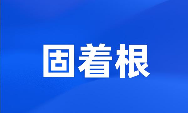 固着根