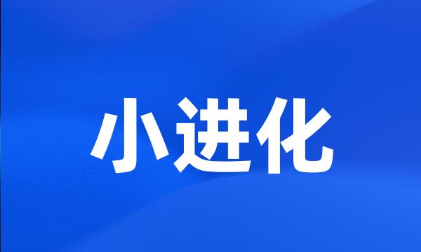 小进化