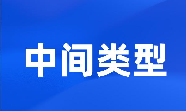 中间类型