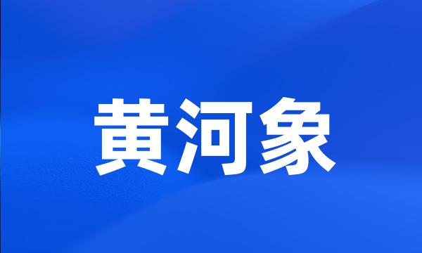 黄河象