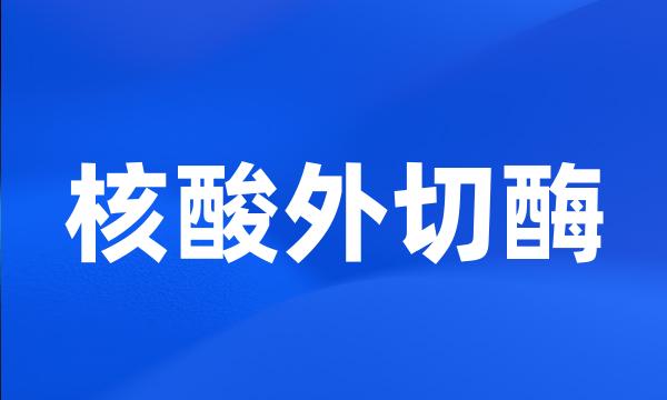 核酸外切酶