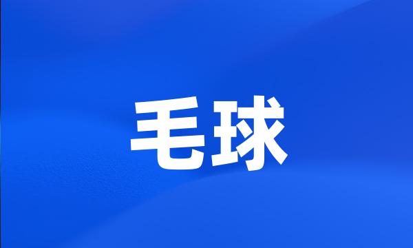 毛球