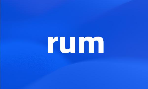 rum