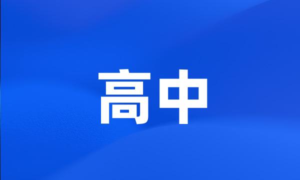 高中