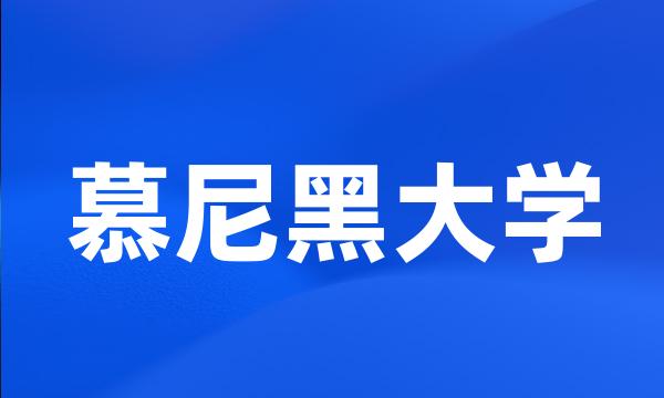 慕尼黑大学