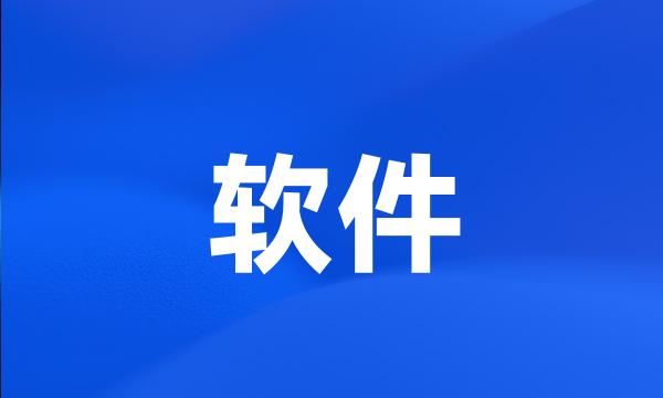 软件