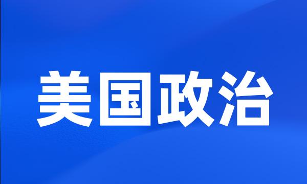 美国政治