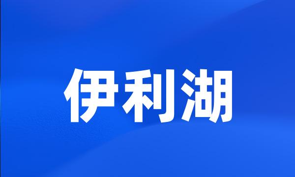 伊利湖