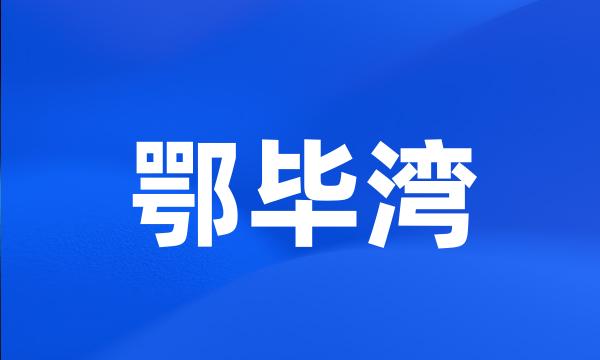 鄂毕湾