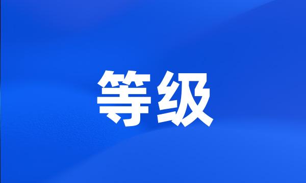 等级