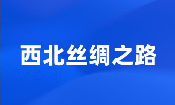 西北丝绸之路