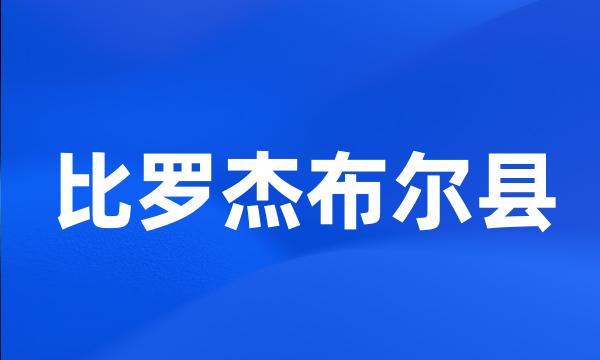 比罗杰布尔县