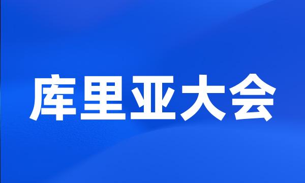 库里亚大会