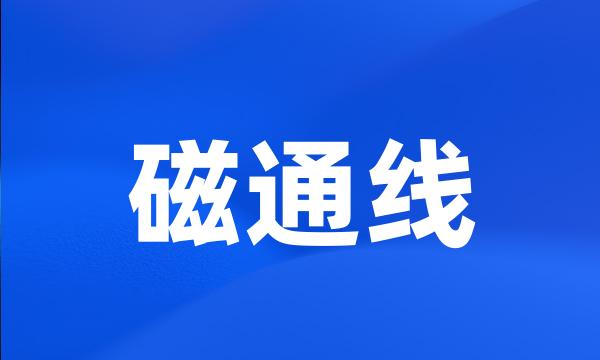 磁通线