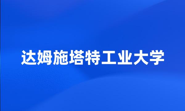 达姆施塔特工业大学