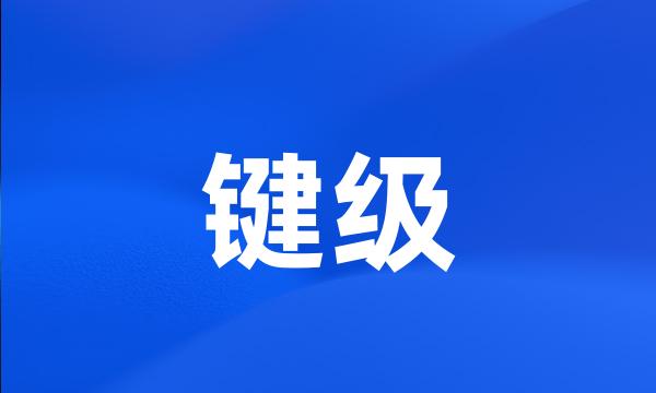 键级