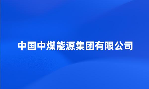 中国中煤能源集团有限公司