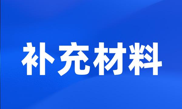 补充材料