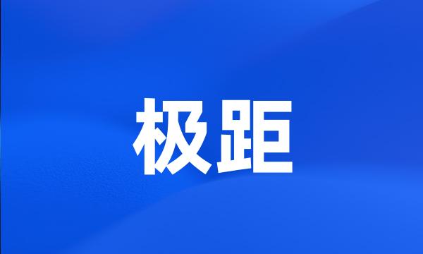 极距