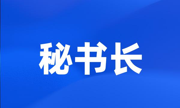 秘书长