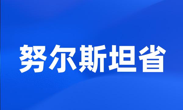 努尔斯坦省