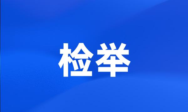 检举