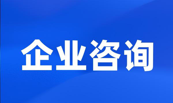 企业咨询