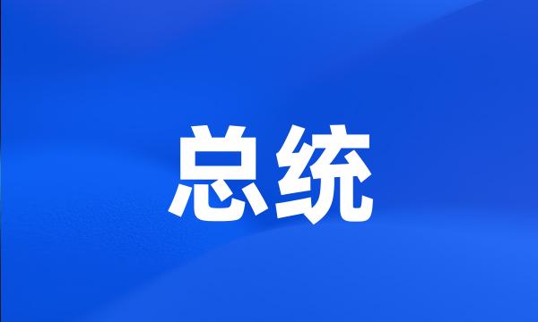 总统